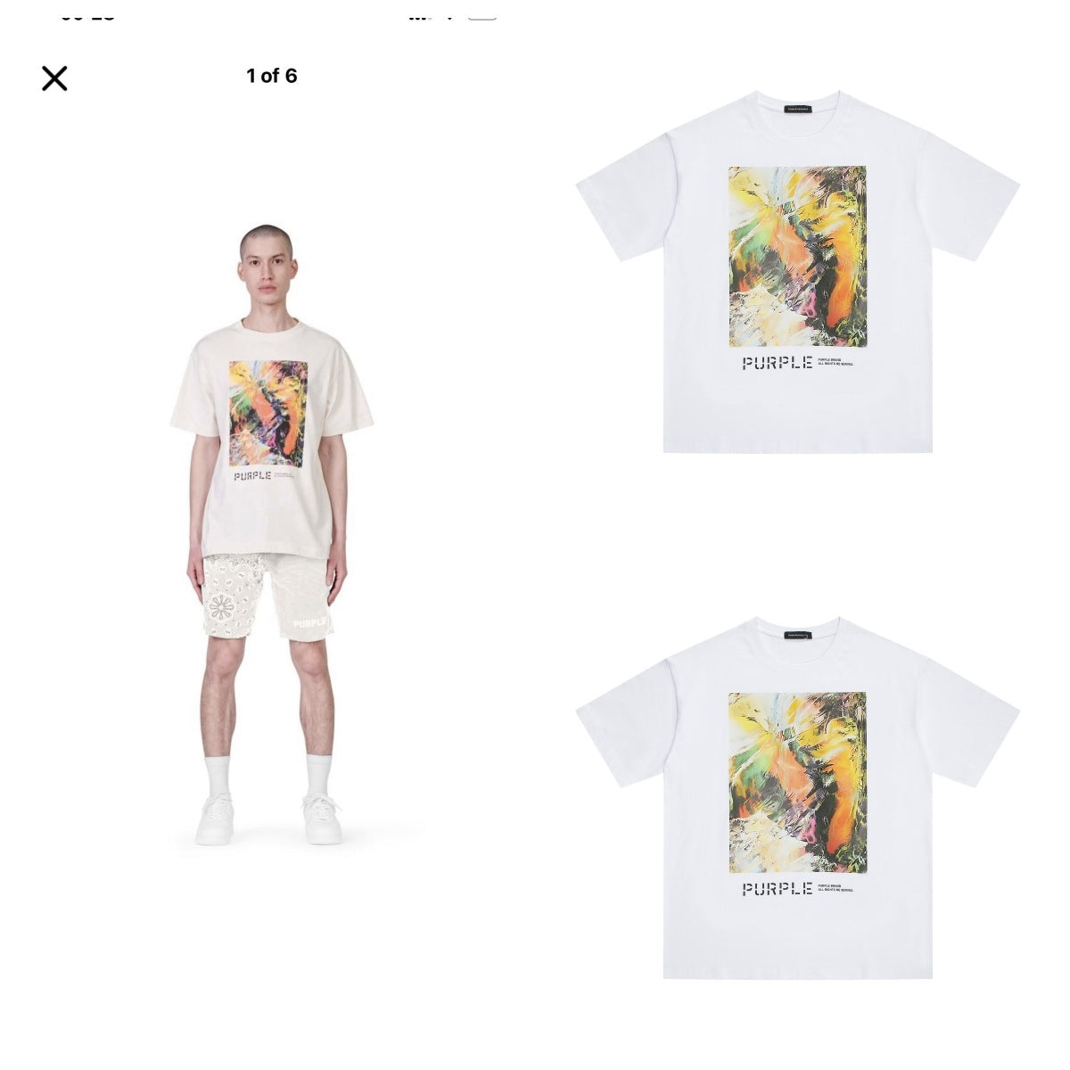 Purple Brand Fashion T-Shirt