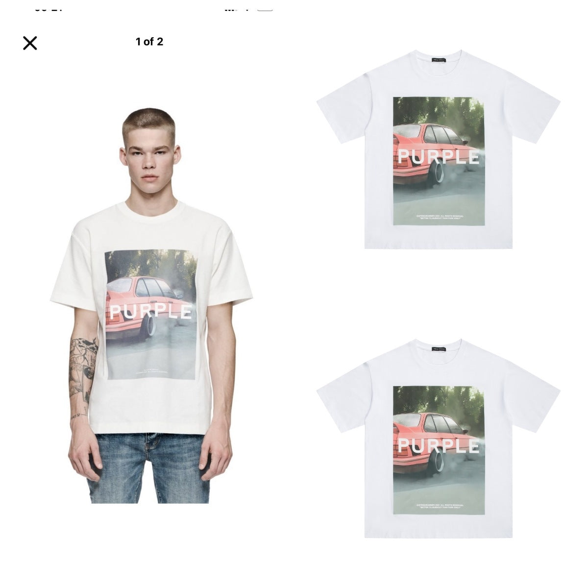 Purple Brand Fashion T-Shirt