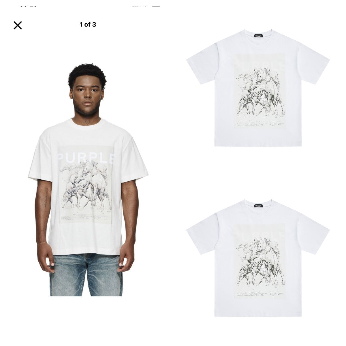 Purple Brand Fashion T-Shirt