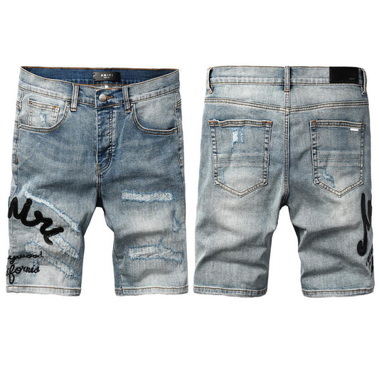 Amiri Fashion Denim Shorts #6011